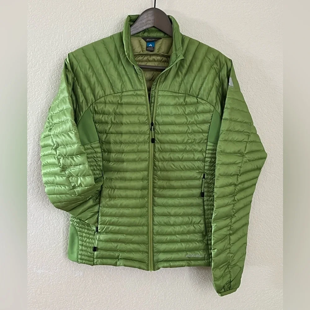 NWOT. Eddie Bauer First Ascent Down Jacket. Size S Color: Green - Picture 3 of 9